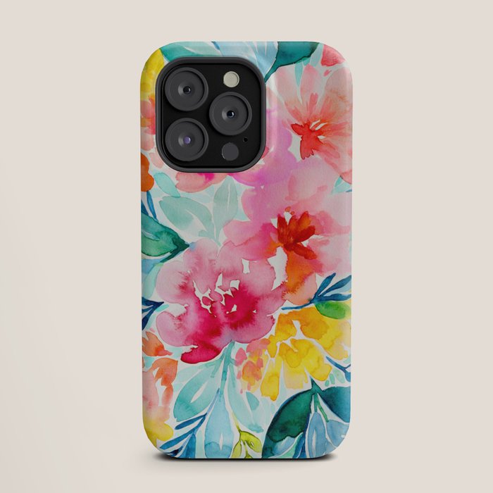 Neon Floral iPhone Case Gallery Image 19