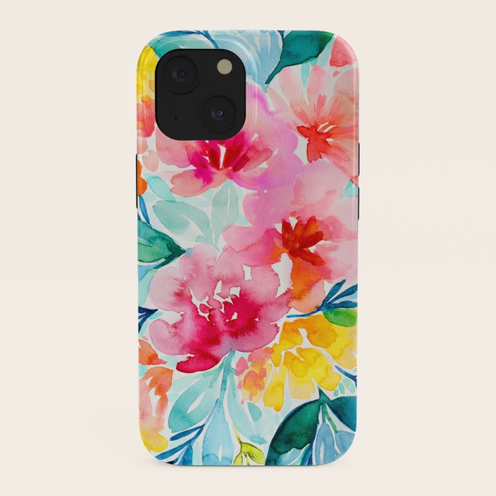 Neon Floral iPhone Case Gallery Image 38