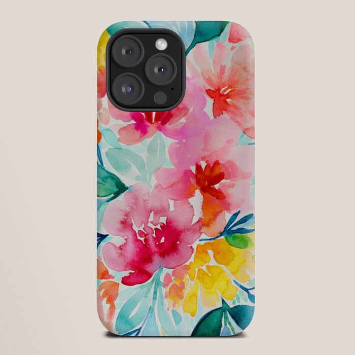 Neon Floral iPhone Case Gallery Image 20