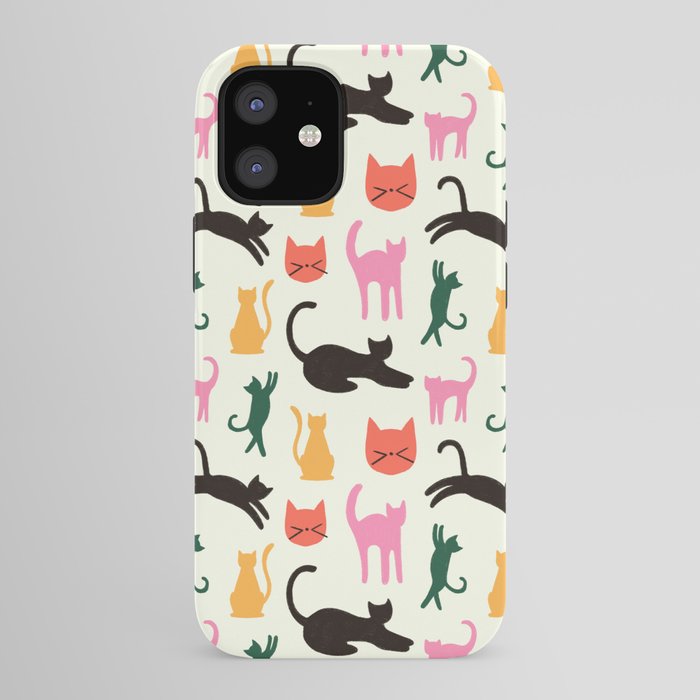Colorful Cats Pattern iPhone Case Gallery Image 41