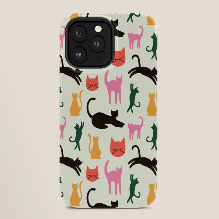 Colorful Cats Pattern iPhone Case Gallery Image 28