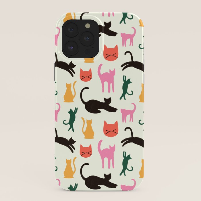 Colorful Cats Pattern iPhone Case Gallery Image 40