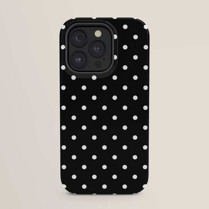 Black and White Polka Dots iPhone Case Gallery Image 31