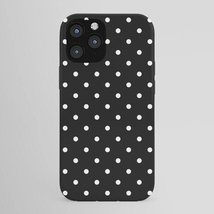 Black and White Polka Dots iPhone Case Gallery Image 43