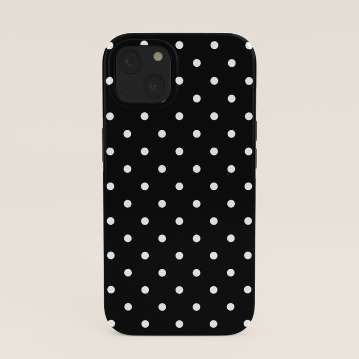 Black and White Polka Dots iPhone Case Gallery Image 37