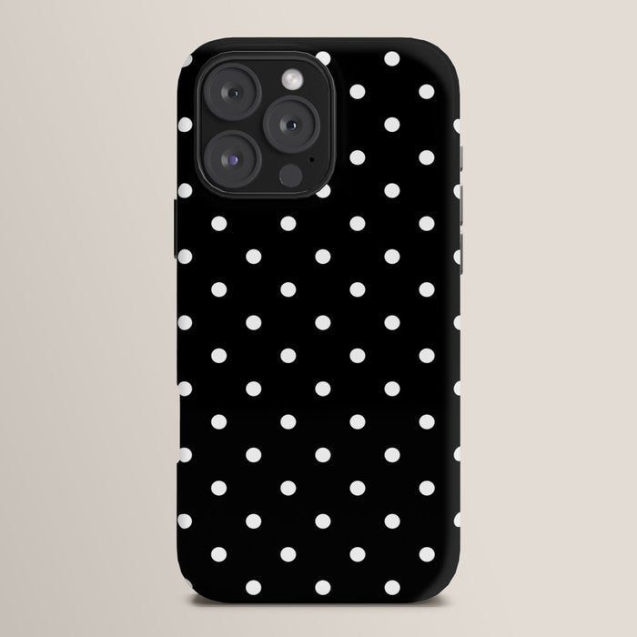 Black and White Polka Dots iPhone Case Gallery Image 16