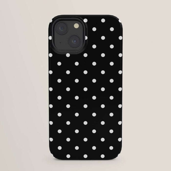 Black and White Polka Dots iPhone Case Gallery Image 21