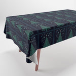 Christmas Night Tree-Snowy Tablecloth Gallery Image 1