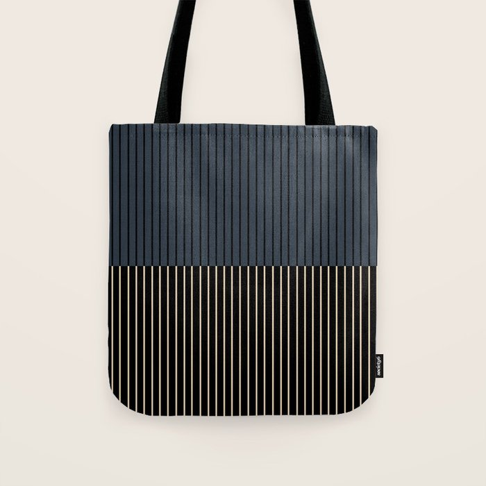 Color Block Lines XVII Tote Bag Gallery Image 1