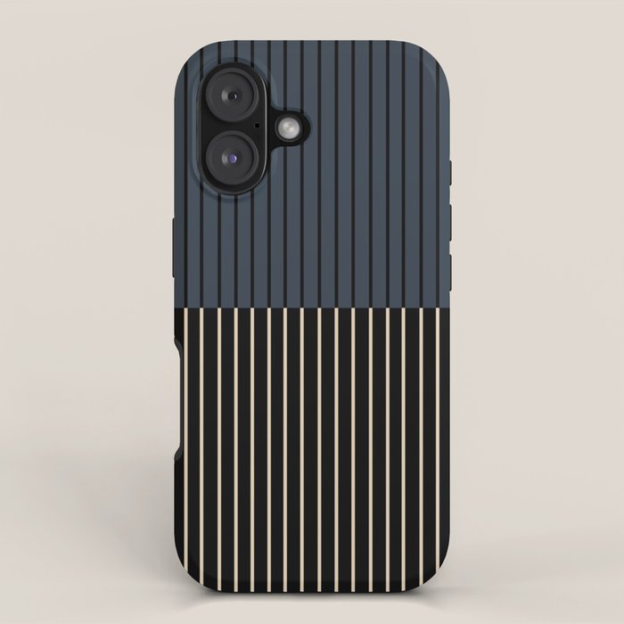 Color Block Lines XVII iPhone Case Gallery Image 1
