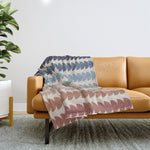 Maude Pattern- Vintage Multicolor Throw Blanket Gallery Image 1