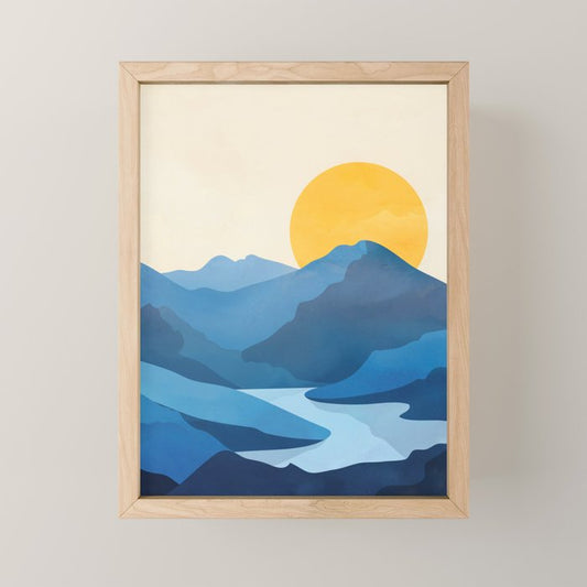 Minimalistic Landscape 10 Mini Art Print Gallery Image 1