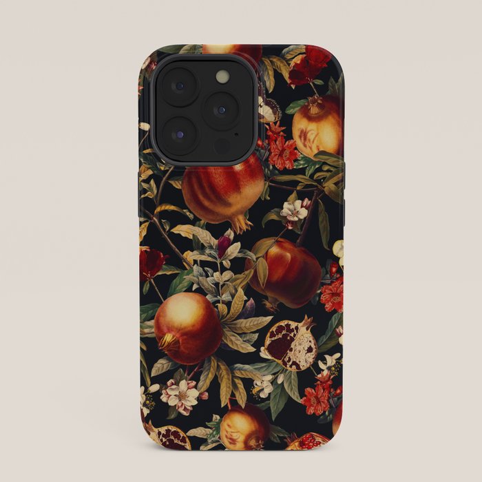 Pomegranate Garden II - Night iPhone Case Gallery Image 35