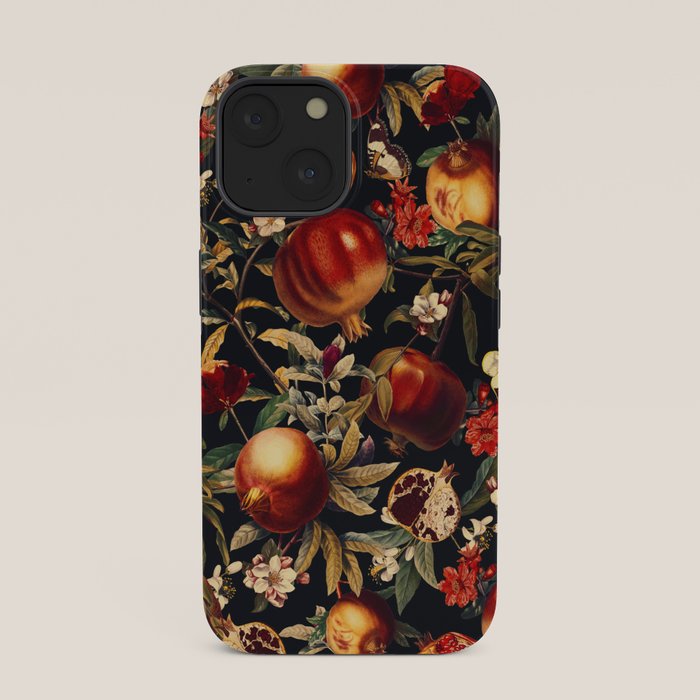 Pomegranate Garden II - Night iPhone Case Gallery Image 33