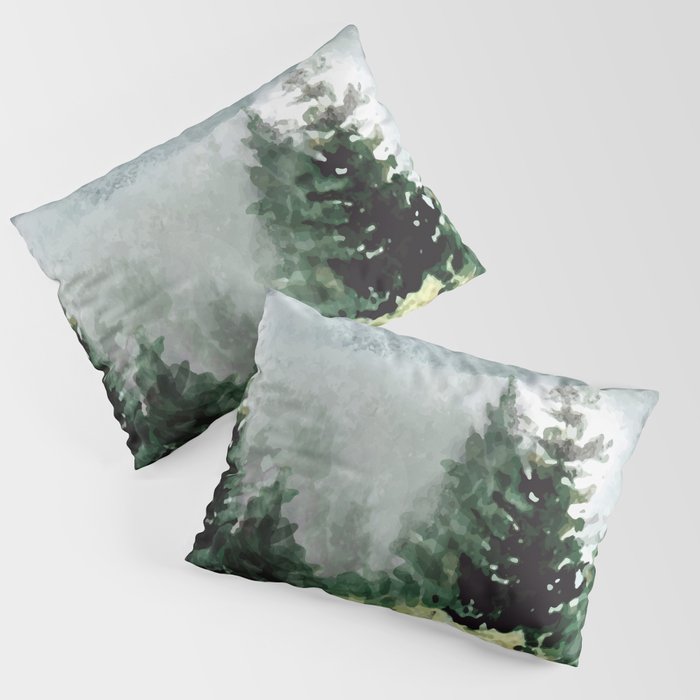 Pine Trees 2 Pillow Sham Gallery Image 3