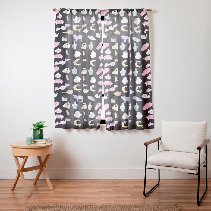 Pastel Goth Window Curtain Gallery Image 15