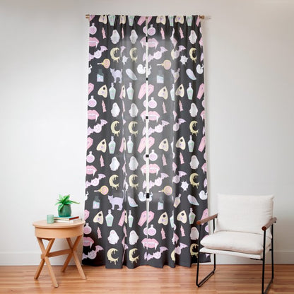 Pastel Goth Window Curtain Gallery Image 12