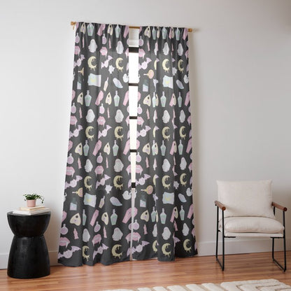 Pastel Goth Window Curtain Gallery Image 10