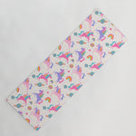 Space Unicorn - Neon Rainbow Yoga Mat Gallery Image 1