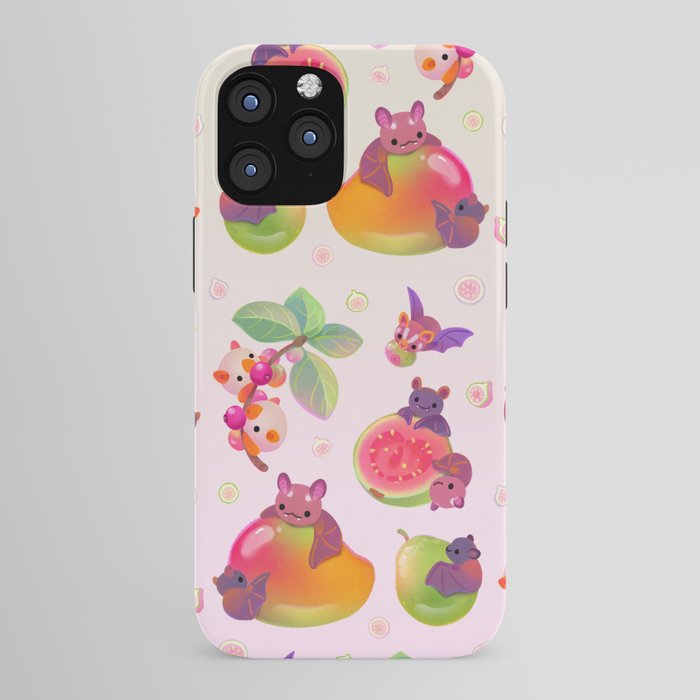 Fruit and bat - pastel iPhone Case Gallery Image 43