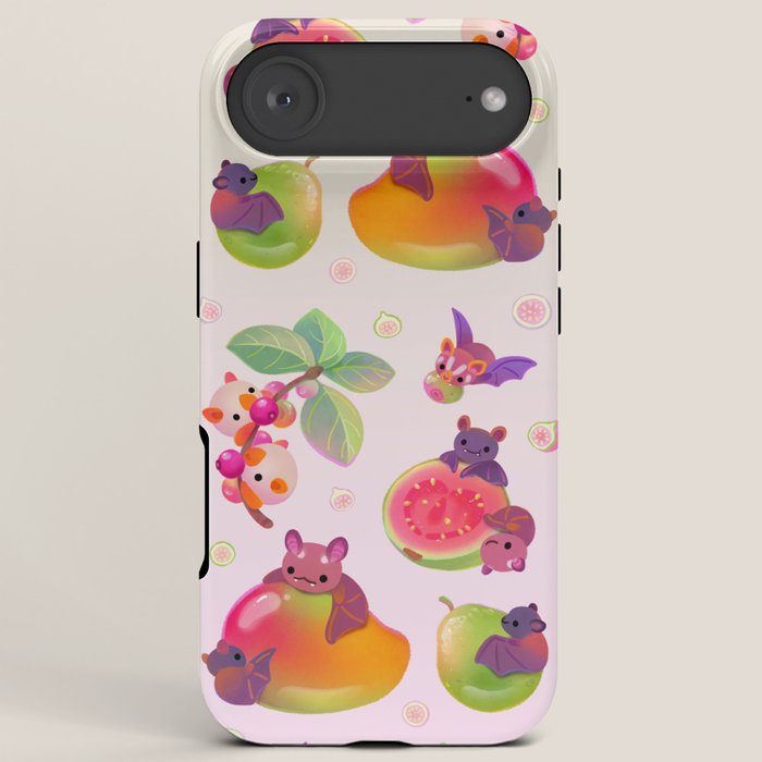 Fruit and bat - pastel iPhone Case Gallery Image 6