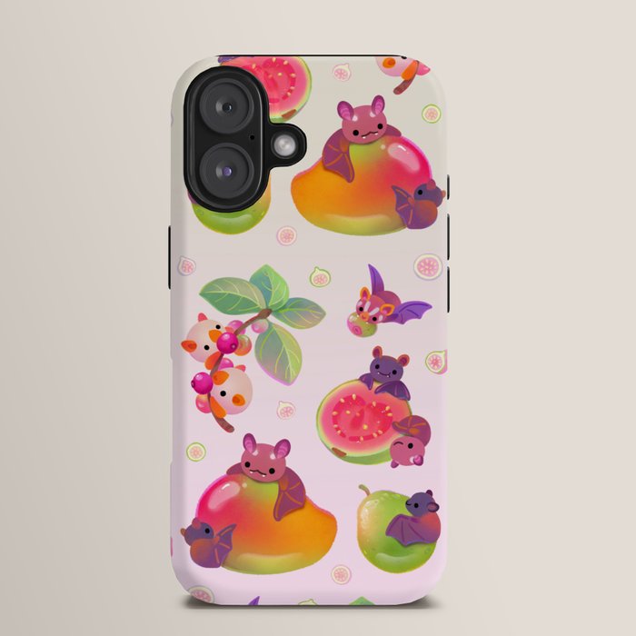 Fruit and bat - pastel iPhone Case Gallery Image 13