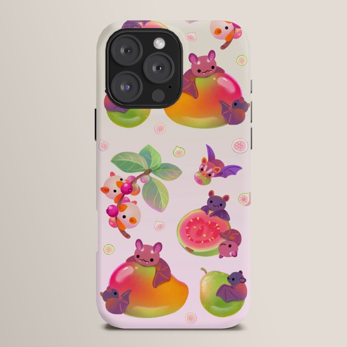Fruit and bat - pastel iPhone Case Gallery Image 16