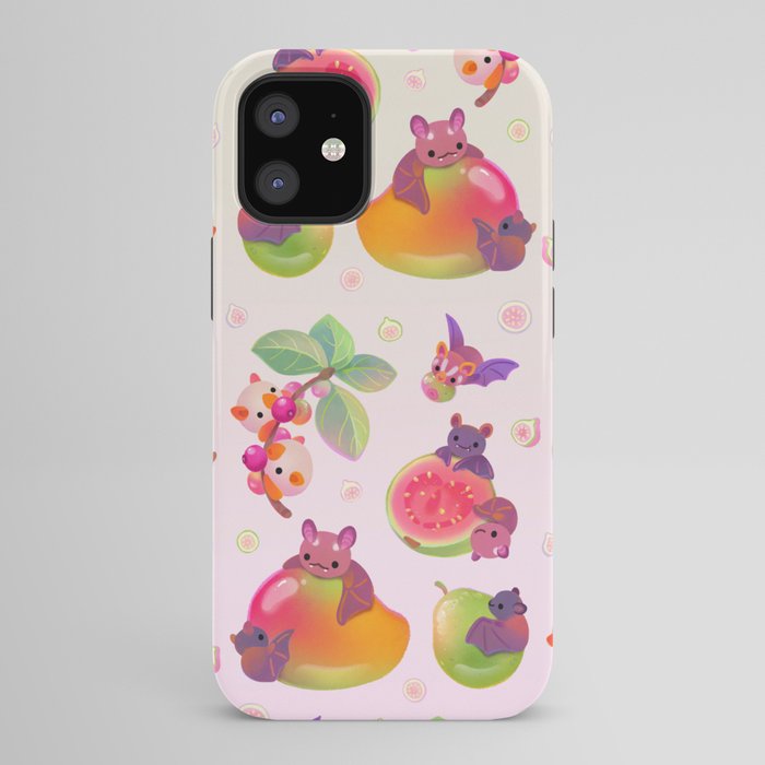 Fruit and bat - pastel iPhone Case Gallery Image 42