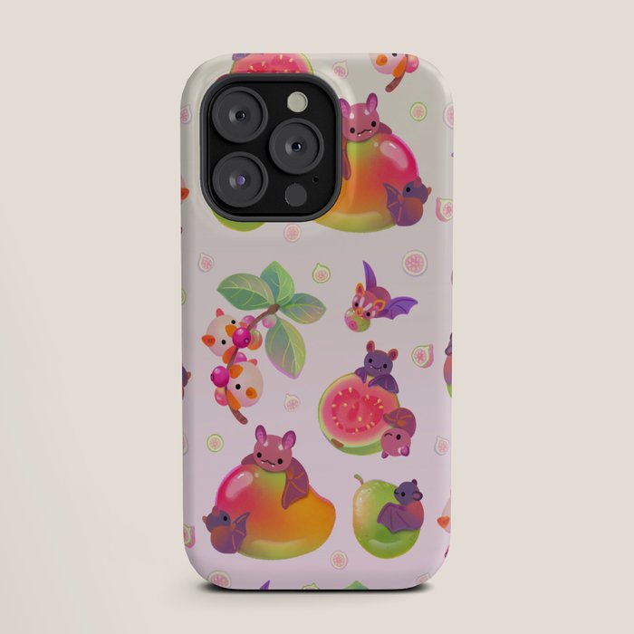 Fruit and bat - pastel iPhone Case Gallery Image 19