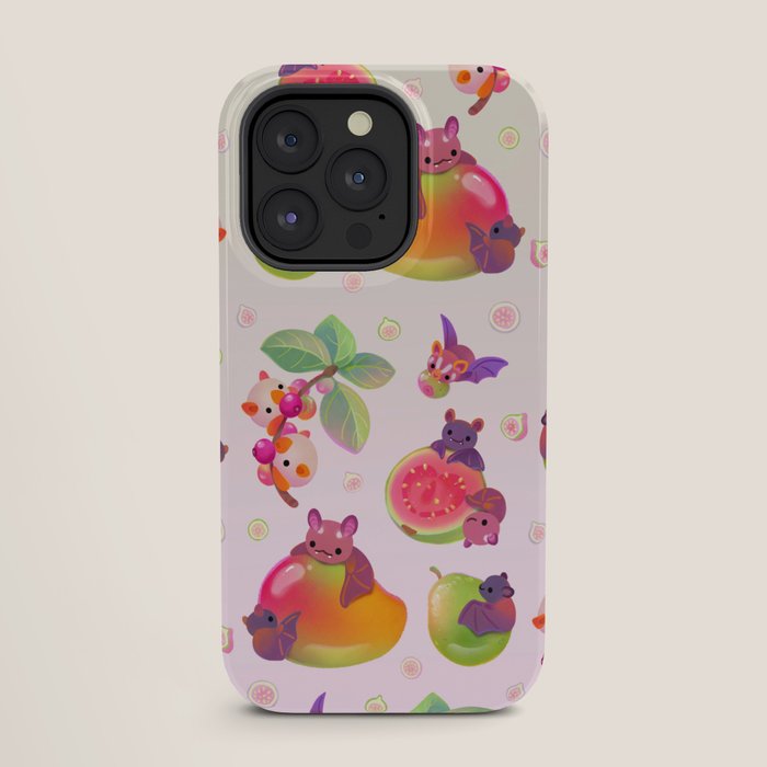 Fruit and bat - pastel iPhone Case Gallery Image 27