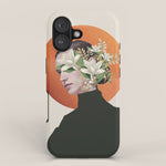 Lady Portrait 4 iPhone Case Gallery Image 1