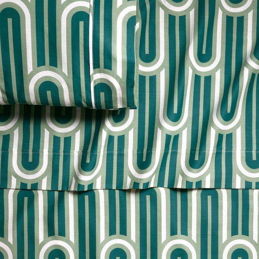 Bauhaus Brussels Brushed Cotton Sheet Set