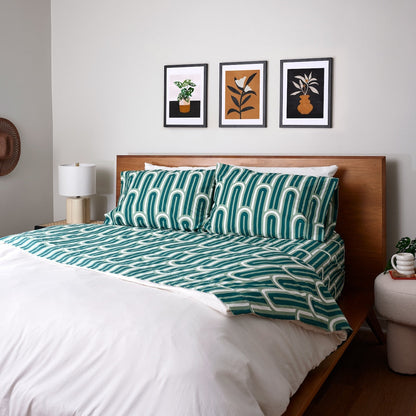 Bauhaus Brussels Brushed Cotton Sheet Set