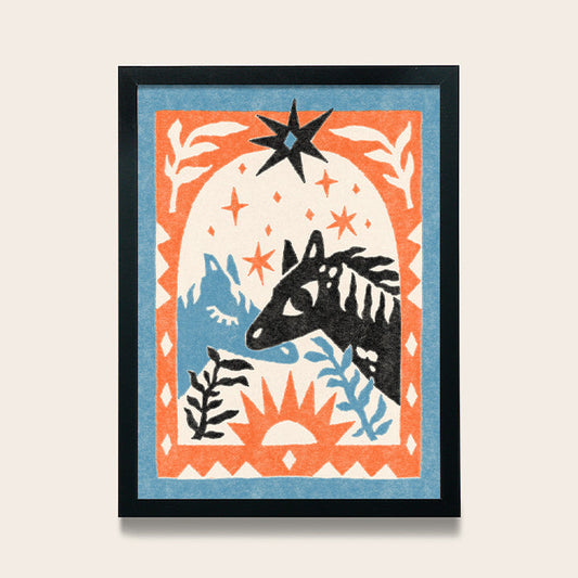 Horse Protector Framed Poster 12x16