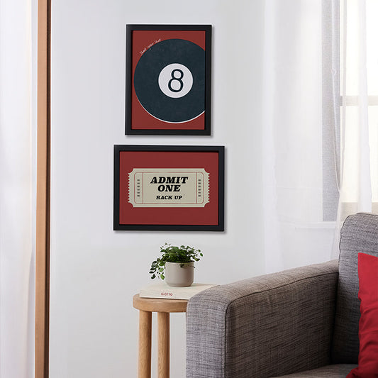 Retro Game Set Framed Poster