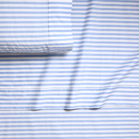 Simple Stripe Brushed Cotton Sheet Set