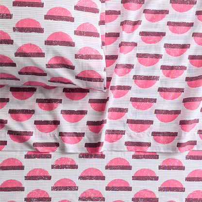 Sunset Steps Brushed Cotton Sheet Set