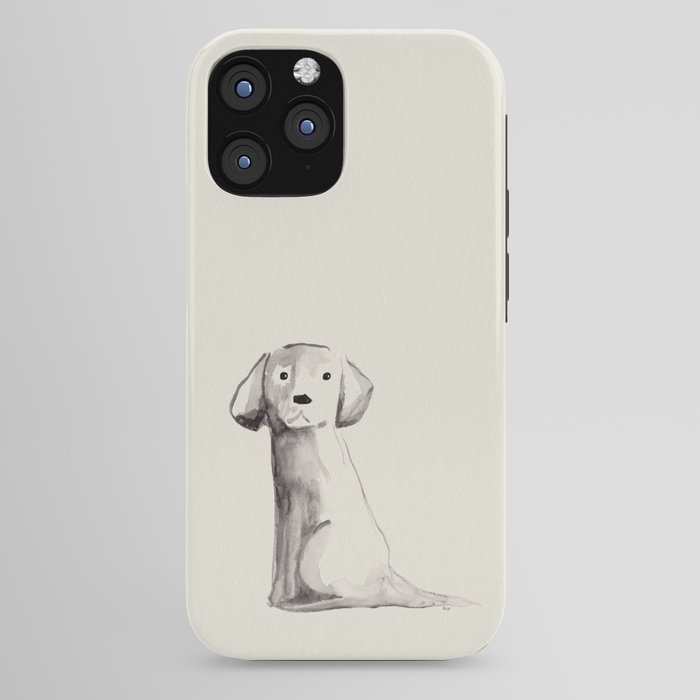Little pup watercolor dog painting iPhone Case Gallery Image 44