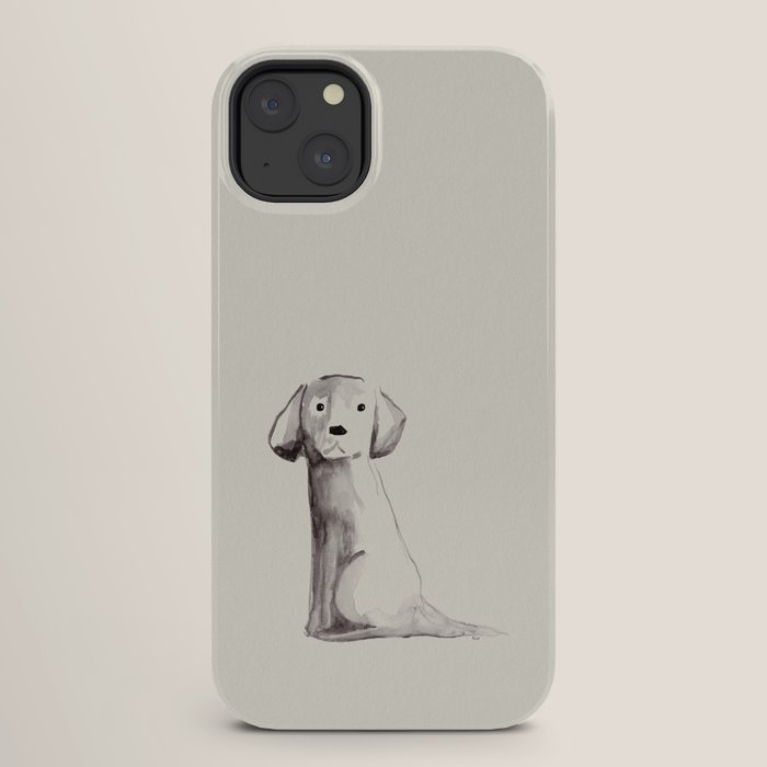 Little pup watercolor dog painting iPhone Case Gallery Image 26