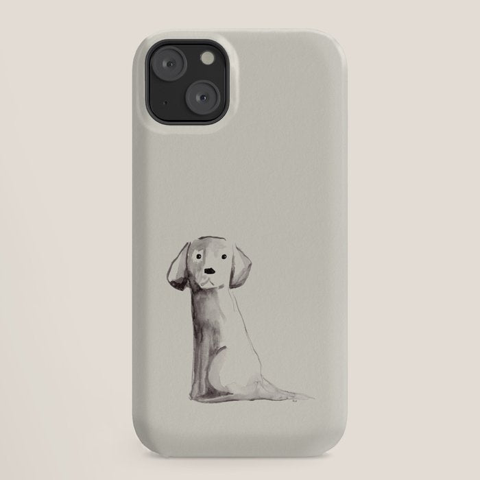Little pup watercolor dog painting iPhone Case Gallery Image 18