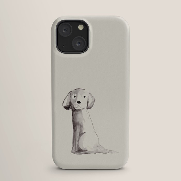Little pup watercolor dog painting iPhone Case Gallery Image 17