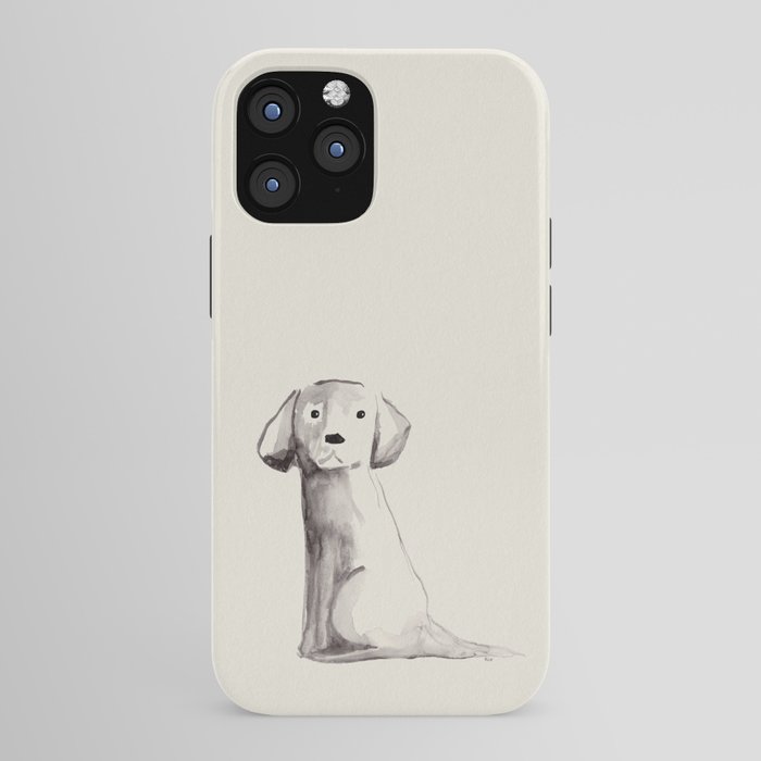 Little pup watercolor dog painting iPhone Case Gallery Image 43