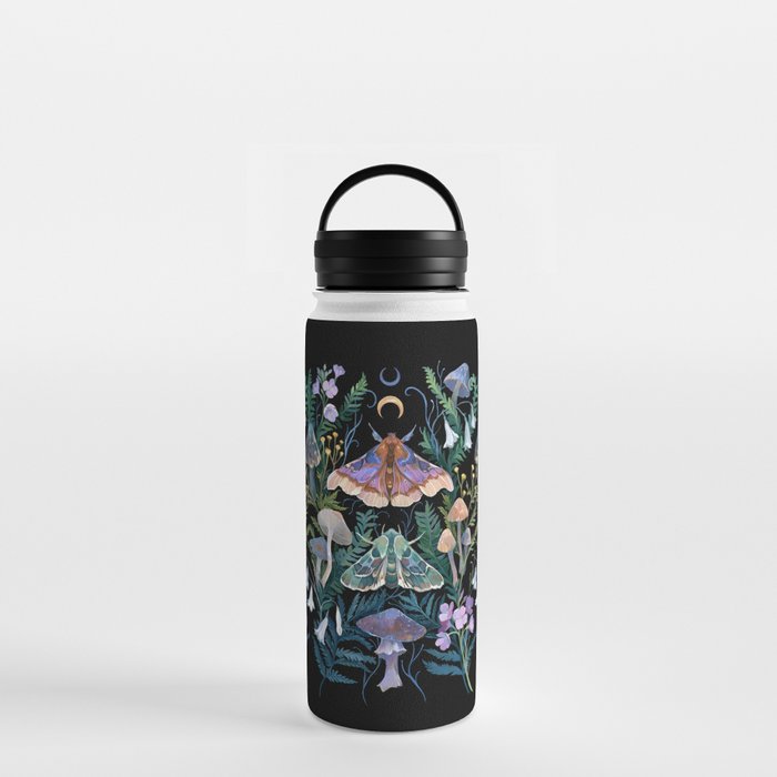 Sphinx Moth Moon Garden Water Bottle Gallery Image 3