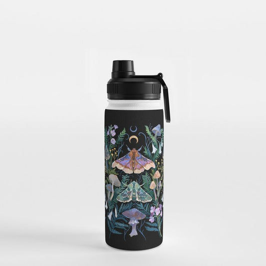 Sphinx Moth Moon Garden Water Bottle Gallery Image 2