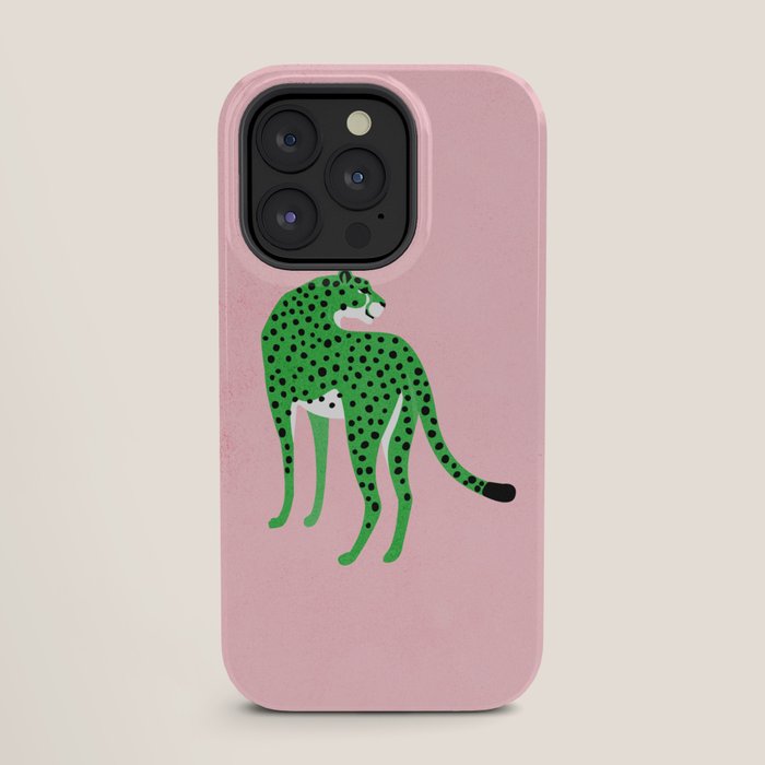 The Stare 2: Tropical Green Cheetah Edition iPhone Case Gallery Image 27