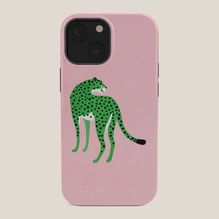 The Stare 2: Tropical Green Cheetah Edition iPhone Case Gallery Image 34