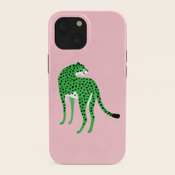 The Stare 2: Tropical Green Cheetah Edition iPhone Case Gallery Image 38