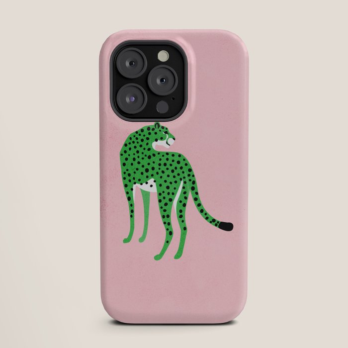 The Stare 2: Tropical Green Cheetah Edition iPhone Case Gallery Image 19
