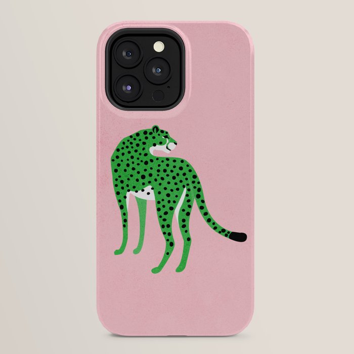 The Stare 2: Tropical Green Cheetah Edition iPhone Case Gallery Image 32