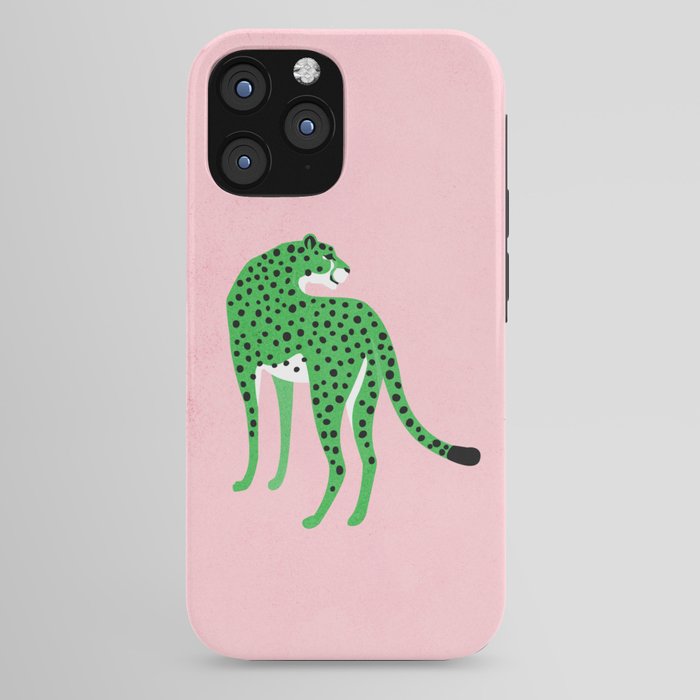 The Stare 2: Tropical Green Cheetah Edition iPhone Case Gallery Image 44